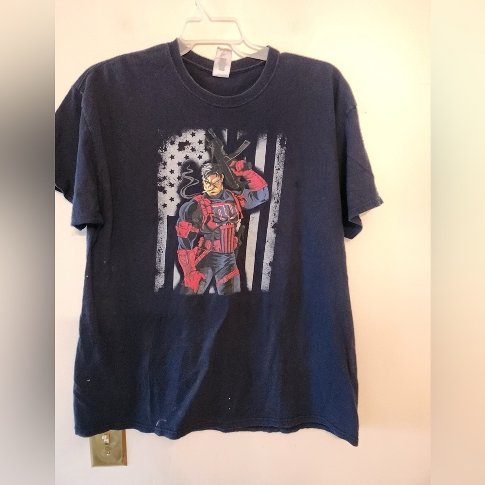 Y2k the punisher graphic t-shirt size mens xl